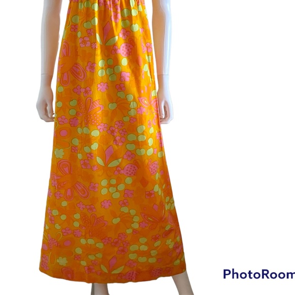 Vintage 70ls floral and butterfly dress! - Picture 6 of 8